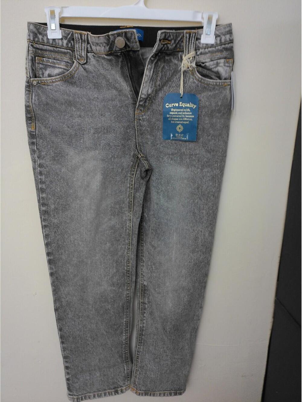 NWT Democracy Absolution Jeans Womens Gray High Rse Boyfriend Fit Size 4P Petite
